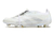 Chuteira Adidas Predator Falcon Branco com detalhes Transparente - Alfa Esporte