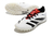 Imagem do Chuteira Society Adidas Predator Falcon Branco Fluorescente com detalhes Preto