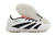 Chuteira Society Adidas Predator Falcon Branco Fluorescente com detalhes Preto