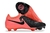 Chuteira Campo Nike Phantom Luna Elite Rosa com detalhe Preto