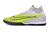 Chuteira Futsal Nike Phantom GX Elite Verde Fluorescente com detalhes Brancos