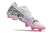 Chuteira Puma Future Essence Series Neymar Jrs Branco com detalhe Roxo e Rosa - Alfa Esporte