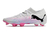 Chuteira Puma Future Essence Series Neymar Jrs Branco com detalhe Roxo e Rosa