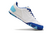 Chuteira Futsal Adidas Competition Couro - Branco com detalhe Azul - loja online