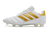 Chuteira Adidas Copa Pure II Elite - Branco com detalhe Dourado