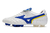 Chuteira Mizuno Morelia Cup Legend Branco com detalhe Azul