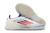 Chuteira Futsal Adidas F50 Elite - Branco com detalhe Azul