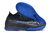 Chuteira Futsal Nike Phantom GX Elite Preto com detalhe Azul