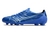 Chuteira Mizuno Alpha in Japan Azul com detalhe Branco