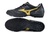 Chuteira Society Mizuno Monarcida Cinza Escuro com detalhe Dourado