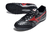 Chuteira Society Mizuno Morelia Preto com detalhe Vermelho