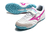 Imagen de Chuteira Society Mizuno Morelia Classic Branco com detalhe Rosa