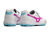 Chuteira Society Mizuno Morelia Classic Branco com detalhe Rosa en internet