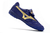 Chuteira Society Mizuno Morelia Pro Sala Classic Azul com detalhe Dourado - Alfa Esporte