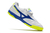 Imagem do Chuteira Society Mizuno Morelia Pro Sala Classic Branco com detalhe Verde Fluorescente