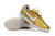 Imagem do Chuteira Society Nike Tiempo Legend 7 Ronaldinho R10 Dourada com detalhe Branco