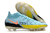 Chuteira Nike Phantom Dynamic Fit Elite Azul Fluorescente com Detalhe Amarelo