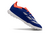 Chuteira Society Adidas Predator Falcon Azul com detalhes Laranja - loja online