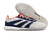 Chuteira Futsal Adidas Predator Falcon Branco com detalhe Azul