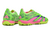 Chuteira Society Adidas Predator Falcon Verde Fluorescente com detalhes Rosa - comprar online