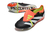 Imagem do Chuteira Adidas Predator Falcon Preto Fluorescente com detalhes Laranja