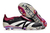 Chuteira Adidas Predator Falcon Preto Fluorescente com detalhes Roxo