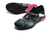 Chuteira Society Puma Future Preto com detalhe Rosa - Alfa Esporte