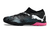 Chuteira Society Puma Future Preto com detalhe Rosa