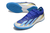 Chuteiras Futsal Adidas X Elite Azul com detalhe Branco e Dourado