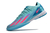 Chuteiras Futsal Adidas Elite Série X Messi Azul Fluorescente com detalhe Rosa e Roxo - loja online