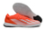 Chuteiras Futsal Adidas X Elite Laranja Fluorescente com detalhe Branco