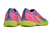 Chuteiras Futsal Adidas X Elite Rosa com detalhe Verde Fluorescente