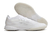 Chuteiras Futsal Adidas X Elite Branco com detalhe Prata Reluzente