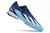 Chuteiras Society Adidas X Elite Azul Escuro com detalhe Azul Fluorescente - Alfa Esporte