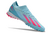 Chuteiras Society Adidas X Elite Messi Azul Fluorescente com detalhe Rosa - Alfa Esporte