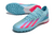 Imagem do Chuteiras Society Adidas X Elite Messi Azul Fluorescente com detalhe Rosa