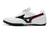 Chuteira Society Mizuno Morelia Cup Wave Rivaldo Classic Branco com detalhe Preto