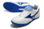 Imagem do Chuteira Society Mizuno Morelia Cup Wave Rivaldo Classic Branco com detalhe Azul