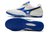 Chuteira Society Mizuno Morelia Cup Wave Rivaldo Classic Branco com detalhe Azul