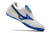 Chuteira Society Mizuno Morelia Cup Wave Rivaldo Classic Branco com detalhe Azul - Alfa Esporte