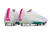 Chuteiras Adidas X Speedflow + FG Branco/Azul  Fluorescente com detalhes Rosa, Roxo e Verde - messi -fast