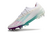 Imagem do Chuteiras Adidas X Speedflow + FG Branco/Azul Fluorescente com detalhes Rosa, Roxo e Verde