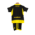 Kit Infantil Zaragoza II Adidas 23/24 - Preto com detalhes em amarelo - comprar online