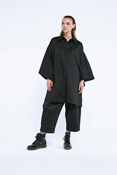 Imagen de CAMISA KIMONO POPLIN BLACK