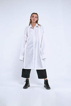 CAMISA OVERSIZE BUGENDAI WHITE - Panni Margot