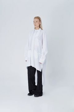 CAMISA OVERSIZE GINGA WHITE POPLIN - comprar online