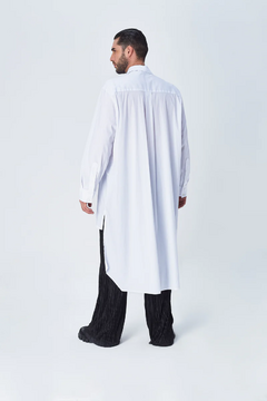 CAMISA OVERSIZE GINGA WHITE POPLIN