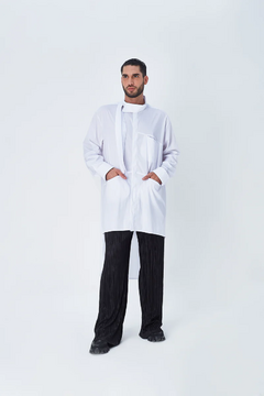 CAMISA OVERSIZE GINGA WHITE POPLIN - comprar online