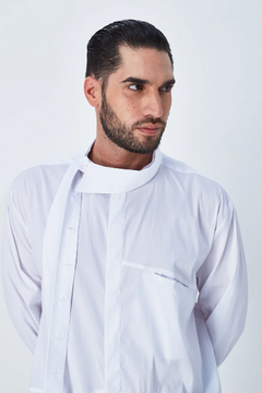 CAMISA OVERSIZE GINGA WHITE POPLIN en internet