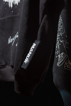 MANUK.HOODIE/001NYC>>black - tienda online